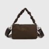 A1O Women Ruched Strap Cylinder Crossbody Shoulder Handbag 0.2