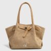A1O Suede Texture Large Capacity Retro Tote Shoulder Handbag 0.2