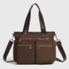 A1O Women Multi‑Pocket Crossbody Bag Casual Shoulder Handbag With Removable Strap 0.3