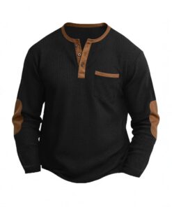 Mens Long‑Sleeve T‑Shirt