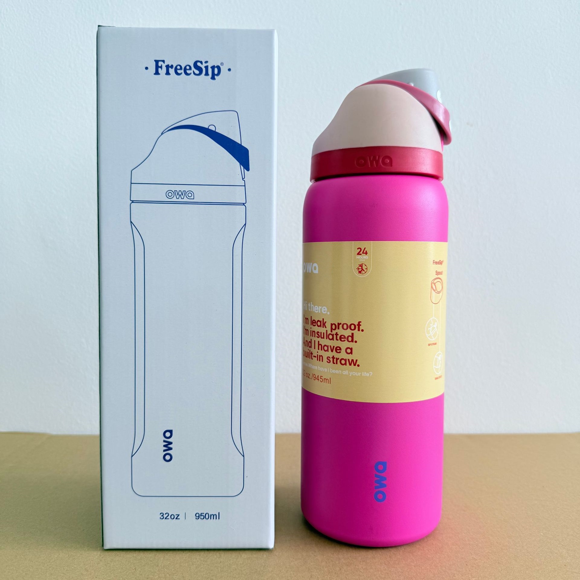 1.35 粉色玫瑰 32oz 】