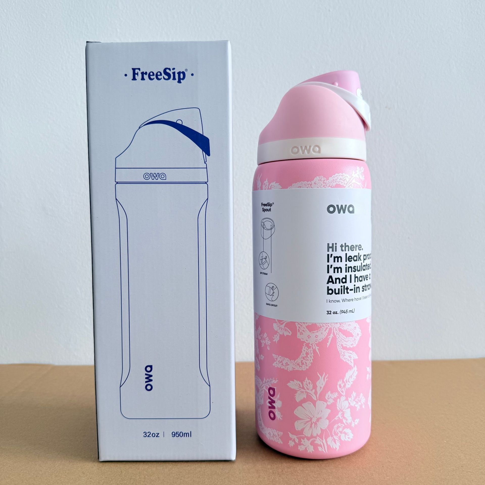 1.37 粉色少女花 32oz 】 1.37 粉色少女花 32oz 】